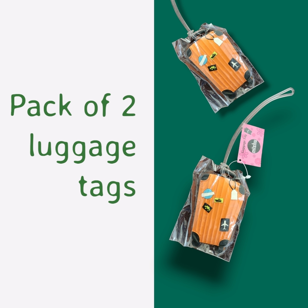 Kawaii Luggage ID Tags Pack of 2